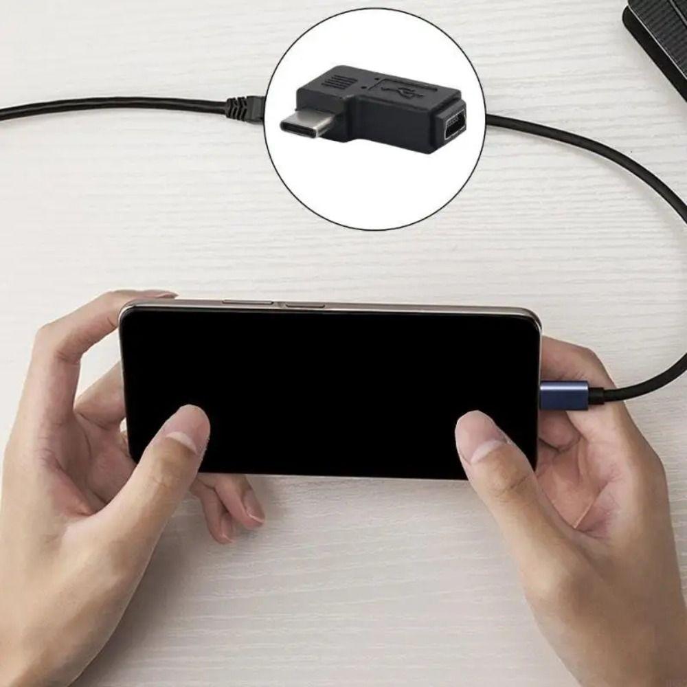 5 Pin Mini USB to USB C Converter 5V Type-C Male to Mini USB Female USB Female Adapter  Phone