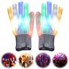 7 Цветов Световое Шоу Светодиодные Перчатки Светодиодные Цветные Мигающие Перчатки с Подсветкой Пальцев Рождественские Подарки для Детей Подарки в Чулки Перчатки