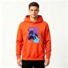 Men Anime Sasuke Printed Pullover Hoodie Casual Long Sleeve Sweatshirt for Daily Wear