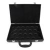 Billiard Balls Storage Box Aluminum Alloy Frame Waterproof PU Cover Lightweight Portable Pool Ball C