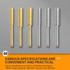6 шт./компл. цилиндрические борфрезы с алмазным покрытием 4/4,8/5,5 мм, шлифовальные станки для цепной пилы, устойчивые к камню, шлифовальные инструменты для цепной пилы, резьбы по дереву