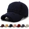 Vintage Men's Baseball Cap Women's Outdoor Letters Embroidered Cap