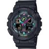 Мужские часы Casio G-Shock GA-100MF-1A Черные Аналогово-цифровые Водонепроницаемые