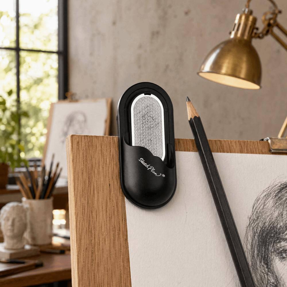 Clip‑On Pencil Grinder Lead Shaper Odorless Sketch Pencil Sharpener Lead Tip Grinder Art Supplies