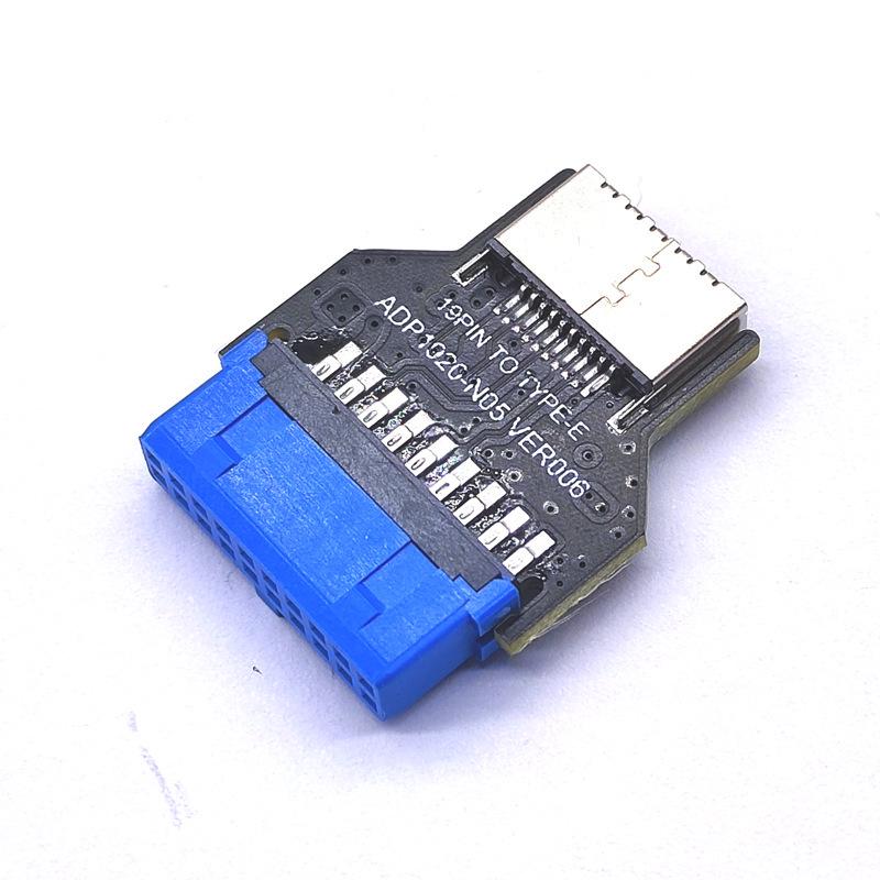 USB 3.0 Передняя 19-контактная на Type-C 3.1 Type-E 20-to-9-Pin Карта расширения Адаптер