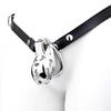 Wearable Male Chastity Lock Stainless Steel Metal CB Lock Penis Cage Slave Sex Toy Cock Ring Chastity Belt BDSM