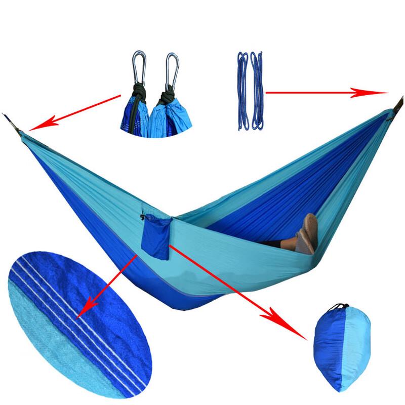 Portable Single Parachute Fabric Hammock