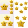 Плюшевая игрушка Супер Марио Желтая Звезда 30 см Короткошерстная Фигурка