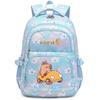 Capybara Print Youth School Backpack Teen Girls Boys Lightweight Multi-Compartment Nylon Bag With Air-Padded Straps