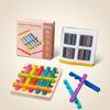 Wooden-Rainbow Stick Puzzle Toy For Kids Logic Thinking Training Board Game