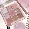 9 Colors Cherry Blossom Eyeshadow Palette Pearly Glitter Matte Shimmer Shining Long Lasting Makeup Pink Brown Eyeshadow Makeup