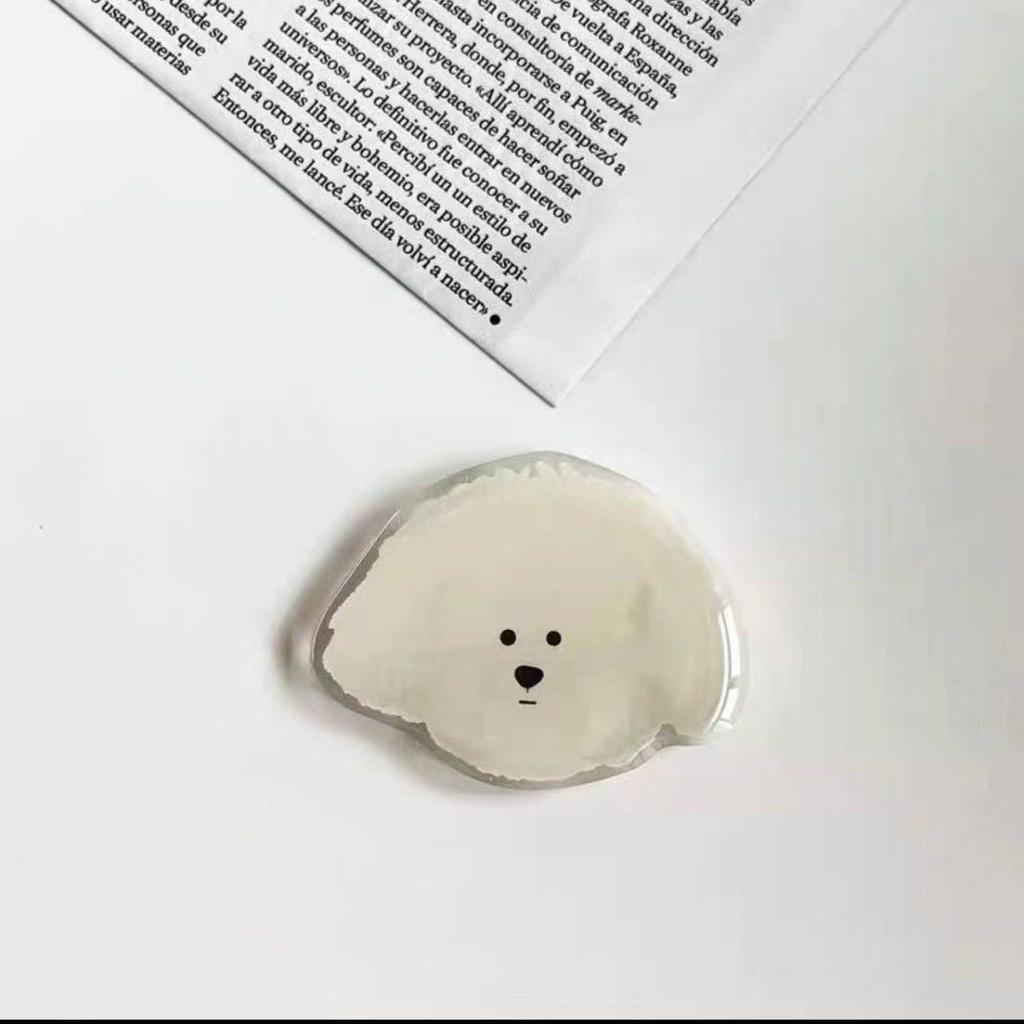 Телескопический держатель для телефона с изображением собаки из корейского мультфильма