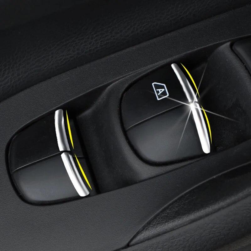 Декоративная наклейка на кнопку подъемника дверного стекла для Renault Koleos Samsung QM6 2016-2023