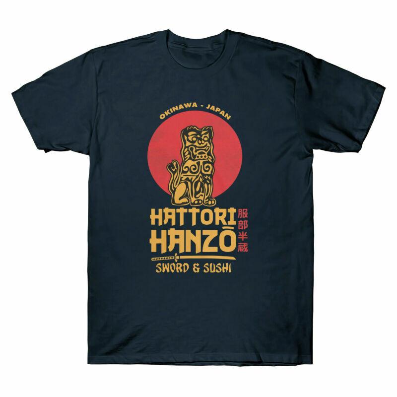 Japan Anime Unisexga And Sushi Tshirt Okinawa Unisexs Cult Sword Hanzo Hattori
