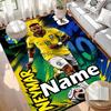 Custom Name Personalized Neymar Jr Print Carpet, Versatile Home Decor Rug, for Playroom, Apartment, Balcony, Entryway, Hallway Gift