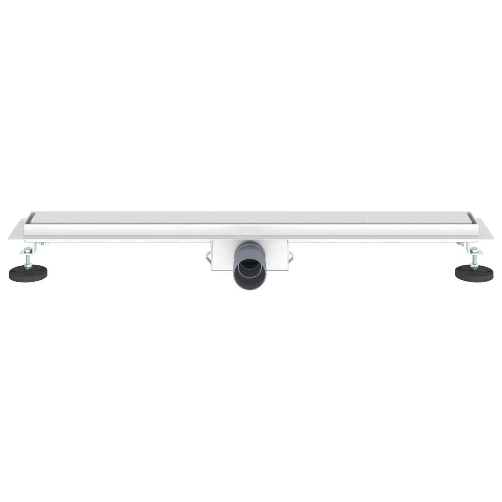 2 in 1 Shower Drain Silver 70 cm Stainless Steel 304