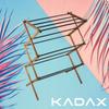 KADAX Сушилка для белья напольная складная вертикальная деревянная