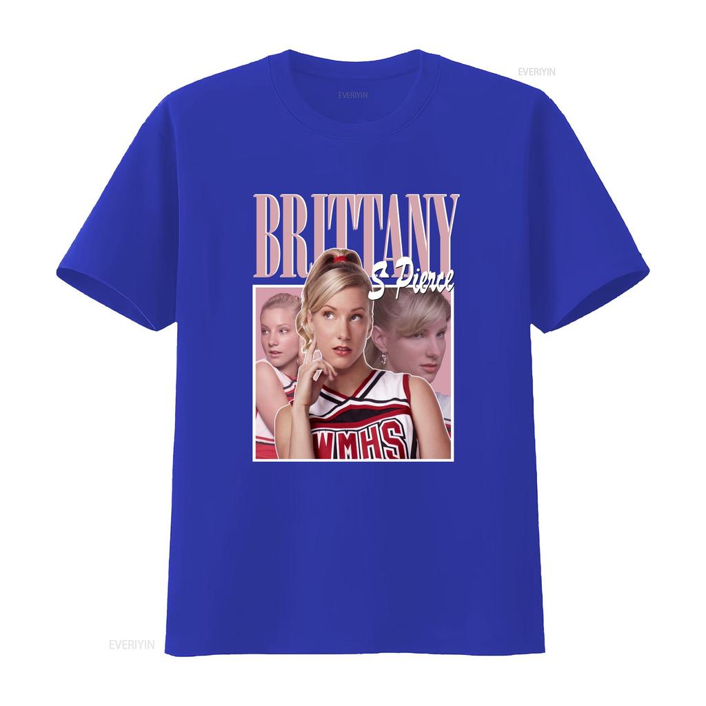 Brittany Pierce Glee 90s Inspired Vintage Homage Classic T Shirt Vintage Casual Versatile Soft