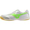 Morelia SALA PRO IN Футзальный Клуб Широкие Супер Белый Жемчуг x Неон Размер 2E Обувь, Футбол, Ширина, Легкие, Для Зала, Зеленый, 27,0 см,