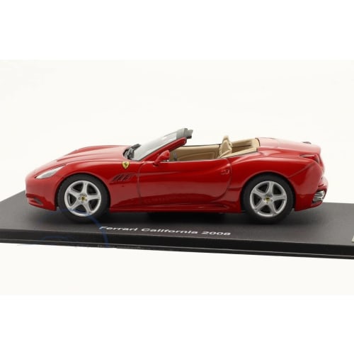 Ferrari California 2008 (Red) 1/43 Scale Diecast Model Car with Case