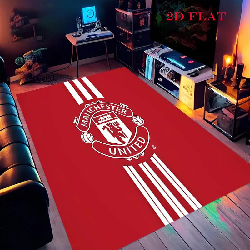 Ковер Man Utd для гостиной, спальни, дома, украшение дивана, нескользящий коврик для детских игр