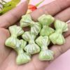 Простые модные свободные бусины 7 шт. 20,6*30 мм Ювелирные аксессуары ручной работы Материал ручной работы Креативный акриловый бантик в форме карамельного цвета