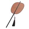 Handmade Bamboo Silk Waist Fan, Ancient Style Foldable Fan, Chinese Style Hanfu Fan, Dance Group Fan, Summer Cooling Fan
