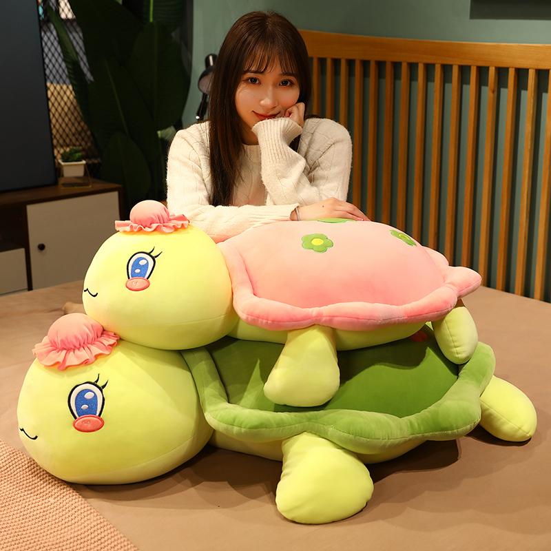 Мягкая мягкая морская черепаха, плюшевая игрушка, милая подушка для сна, кукла-пара, кукла-черепаха, девочка, кровать, спящая, большая декоративная подушка, подарок