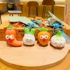 Creative Car Keychain, Funny And Cute Cartoon, Vegetables, Big Eyes, Schoolbag Pendant, Couple Small Gifts Key Chain Keychains Female Flower Keyring