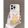 Пара *************** iPhone11proma***Чехол для iPhone 11 11 Мультяшный 11 Сквозной 11 Цвет Серебристый IMD Жесткий x
