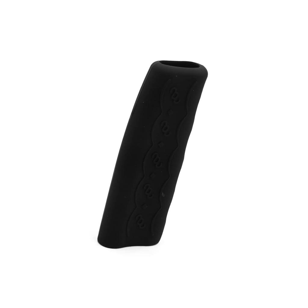 ACROPIX Universal Silicone Anti-Slip Car Handbrake Cover Protector Black 1 Pcs
