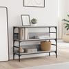 VidaXL Table console sonoma gris 100x32x75 cm bois d'ingénierie 839061