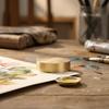 Brass Paperweights Heavy Paper Compact Portable Decorative Weight Block Stability Desktop Ornament