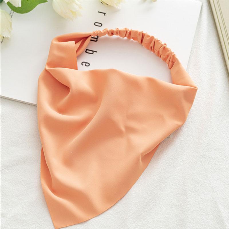 Summer Printting Hair Scarf Scrunchies Vintage Triangle Bandanas Hairband Headband Elastic Hair Bands Headwrap Hair Accessories