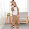 Детский комбинезон-кигуруми с животными, костюм для сцены, тигр, лев, кукла для переодевания
