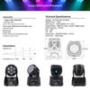 Da Pu 7x10W LED Световые приборы с движущейся головой для сцены для выступлений