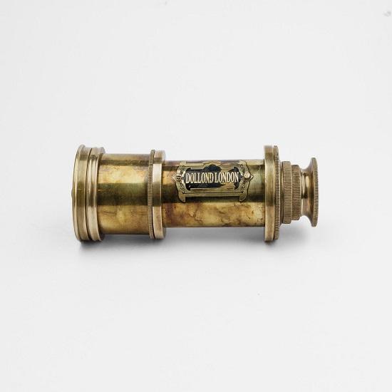 Handcrafted Brass Telescope 40.64 Cm High Magnification, Camouflage Finish  Leather Cover Stargazing, Nautical, Outdoor Adventure