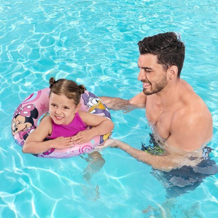 Надувной детский круг Bestway Minnie Mouse 48 см - Розовый - Высококачественный ПВХ