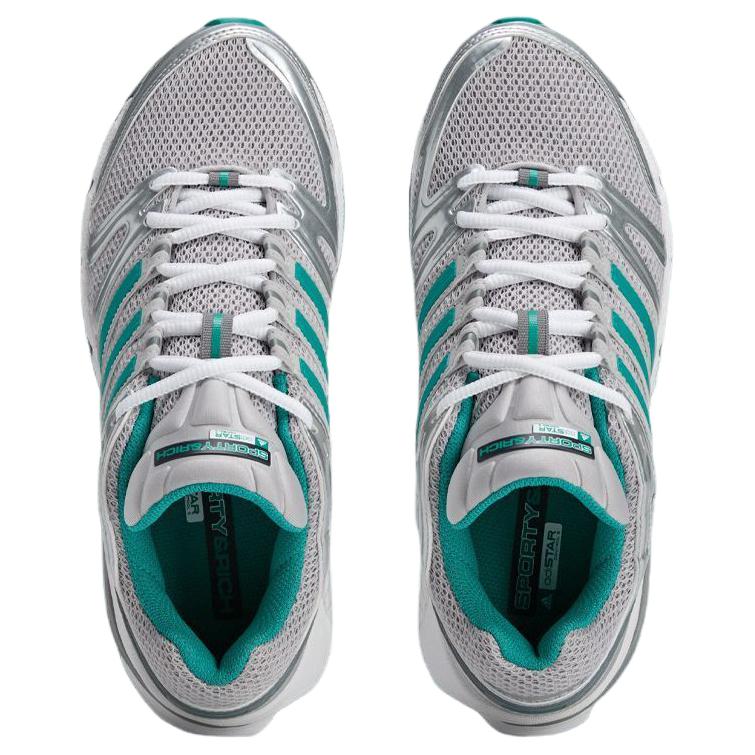 Спортивные и Богатые x adidas Adistar Control 5 Серебристый Чистый Бирюзовый Унисекс Кроссовки Серый-Два IH9708
