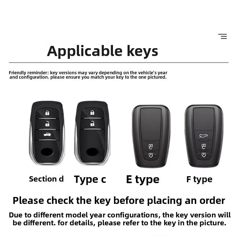 ADR2 Suitable for 2024 new Crown Land release keycase 21/23 Toyota 12/13/14 generation Crown car buckle shell