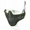 Adjustable Half Face Wire Mask Carbon Steel Steel Mesh Mask Metal Face Mask  Riding Cycling