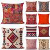 Bohemian Throw Pillows Case Brown Cushions Decorative Linen Comfortable Cover Cushion Geometric Cushion Cover Home Pillowcase