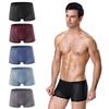 Men's Thin Panties Mesh Sexy Breathable Ice Silk Boxer Shorts