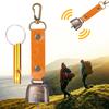 Bear Bell with Emergency Whistle Set with Magnetic Silencer Bear Repelling Bell for Outdoor Camping Survival Hiking Climbing