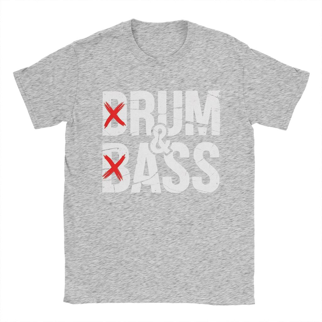 Drum Bass Humor For Music Lovers And Rave Culture Bassheads TShirt Beach Pure Cotton T Shirts For Unisex Tee Shirt Clothing