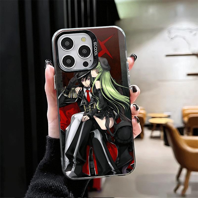 Ударопрочный чехол для телефона Code Geass Anime для iPhone 17 Air 16 16E 15 Pro Max 14 Plus 13 Mini 12 Задняя крышка Противоударный Fundas