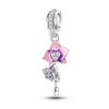 925 Silver Charms Beads Plants Flowers Rose Tree Of Life Clip Dangle Fit Bracelet Bangle Jewelry