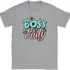 Футболка Boss Lady Смешная Юмор из Офиса Подарок Шутка Новинка Текст Графическая футболка