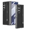 For Samsung for Galaxy ZFold7 Protective Business Case Colorful Electroplated PU Leather S Pen Slot Shockproof Mobile Phone