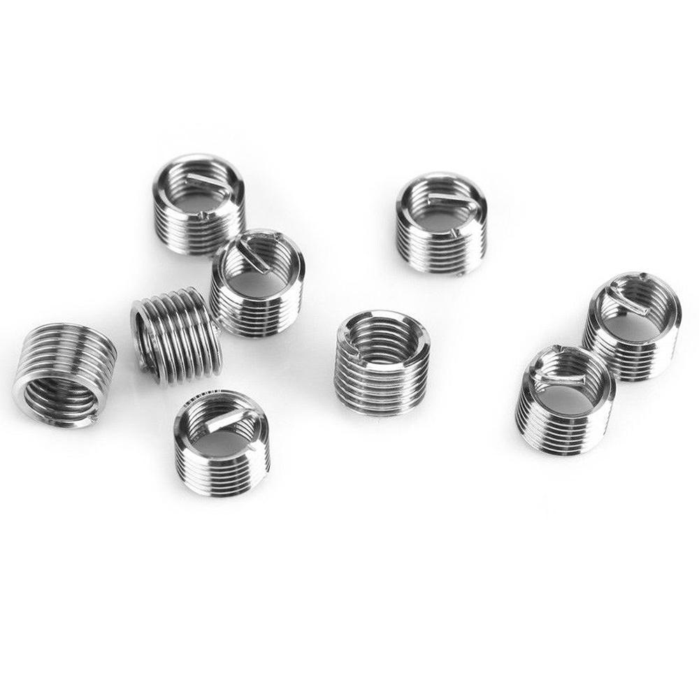 20 шт. набор для ремонта метрической резьбы M5 M6 M8 M10 M12 M14 Helicoil Car Pro Coil Tool M10 * 1,25